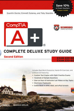 Cover of Comptia A+ Complete Deluxe Study Guide Recommended Courseware