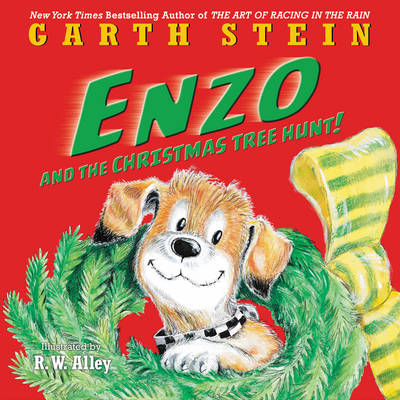 Book cover for Enzo and the Christmas Tree Hunt!