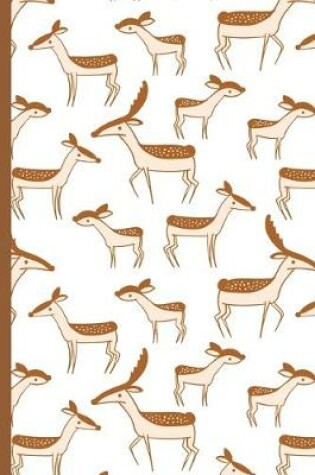 Cover of Doe and Fawn Deer Pattern Notebook