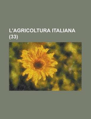 Book cover for L'Agricoltura Italiana (33 )