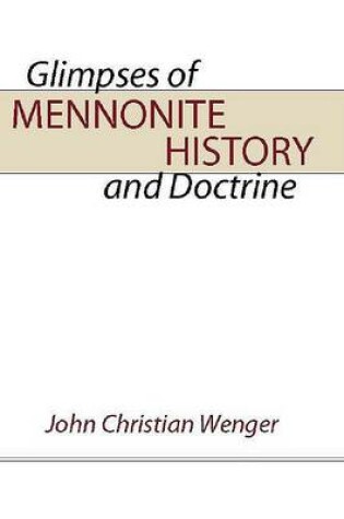 Cover of Glimpses of Mennonite History