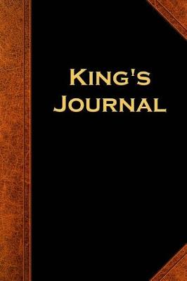 Book cover for King's Journal Vintage Style