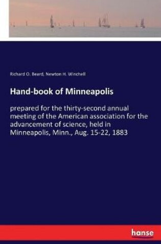 Cover of Hand-book of Minneapolis