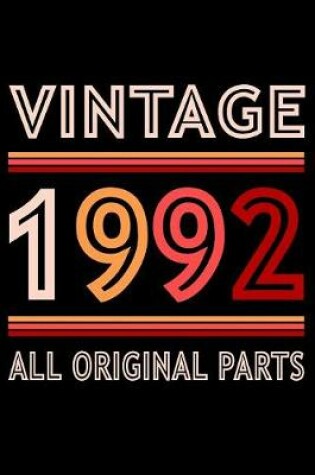 Cover of 1992 All Original Parts