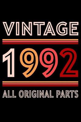 Book cover for 1992 All Original Parts