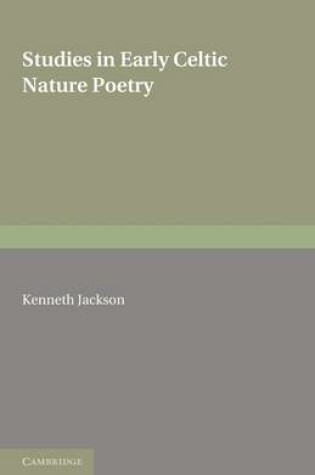 Cover of Studies in Early Celtic Nature Poetry