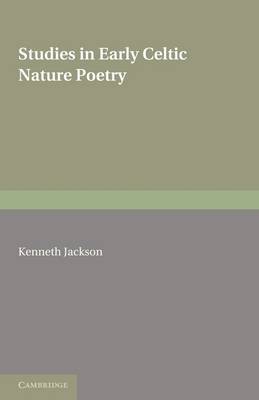 Book cover for Studies in Early Celtic Nature Poetry