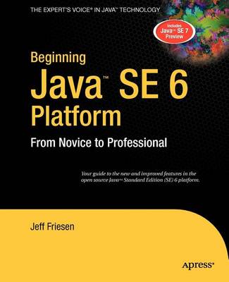 Book cover for Beginning Java Se 6 Platform