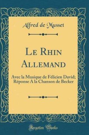Cover of Le Rhin Allemand