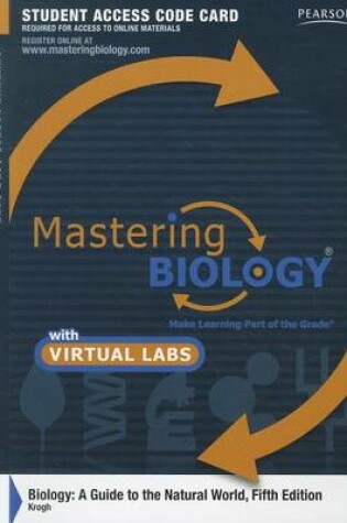 Cover of MasteringBiology with Mastering Biology Virtual Lab Full Suite -- Standalone Access Card -- for Biology