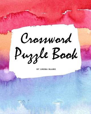 Book cover for Crossword Puzzle Book - Medium (8x10 Puzzle Book / Activity Book)