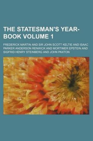 Cover of The Statesman's Year-Book Volume 1