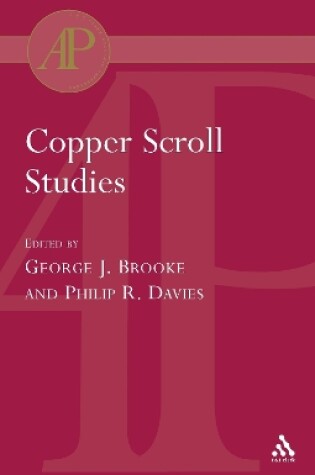 Cover of Copper Scroll Studies