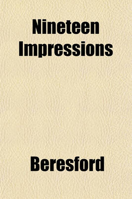 Book cover for Nineteen Impressions