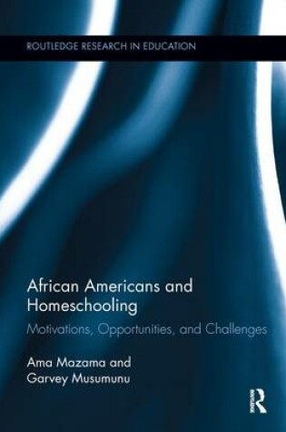 Cover of African Americans and Homeschooling