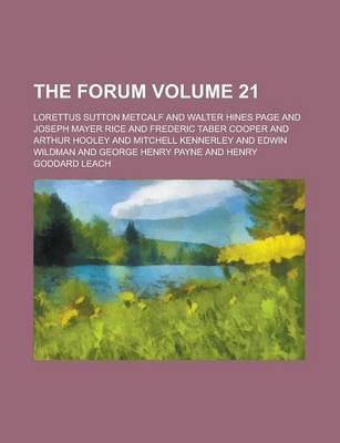 Book cover for The Forum Volume 21