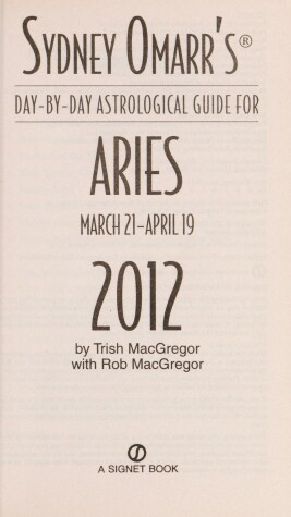 Book cover for Sydney Omarr's Day-By-Day Astrological Guide for Aries 2012