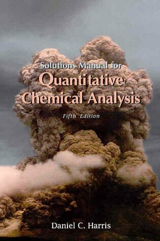 Cover of Sol Man T/A Quantitive Chem Anal 5eharris