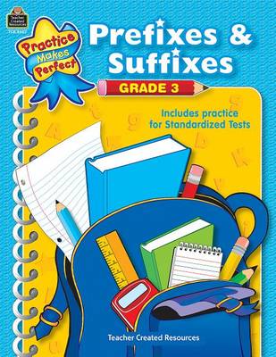 Book cover for Prefixes & Suffixes Grade 3