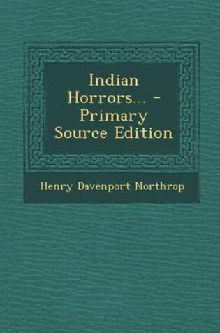 Cover of Indian Horrors...