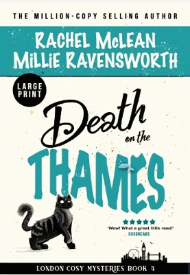 Cover of Death on the Thames (Large Print)