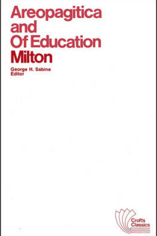 Cover of Areopagitica and Of Education