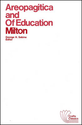 Cover of Areopagitica and Of Education