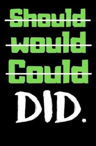 Cover of Should Would Could DID in Green