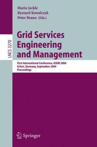 Cover of Grid Services Engineering and Management