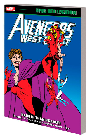 Cover of Avengers West Coast Epic Collection: Darker Than Scarlet