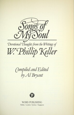 Book cover for Songs of My Soul