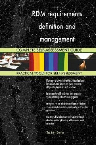 Cover of RDM requirements definition and management Complete Self-Assessment Guide