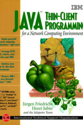 Cover of Java Thin-Client Programming for the Network Computing Environment