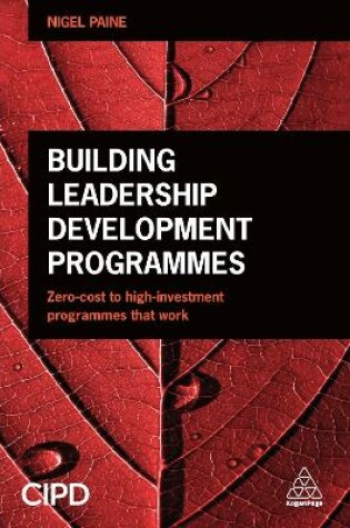 Cover of Building Leadership Development Programmes