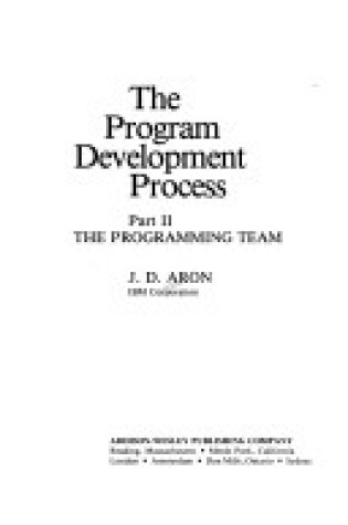 Cover of The Programme Development Process