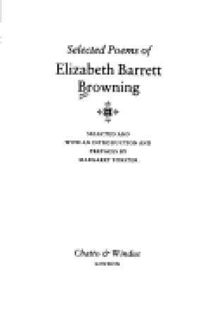 Cover of Selected Poems of Elizabeth Barrett Browning