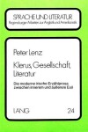 Book cover for Klerus, Gesellschaft, Literatur
