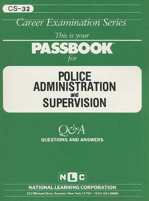 Book cover for POLICE ADMINISTRATION & SUPERVISION