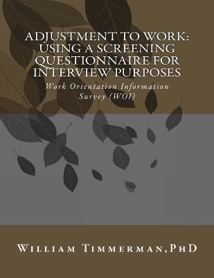 Book cover for Adjustment to Work