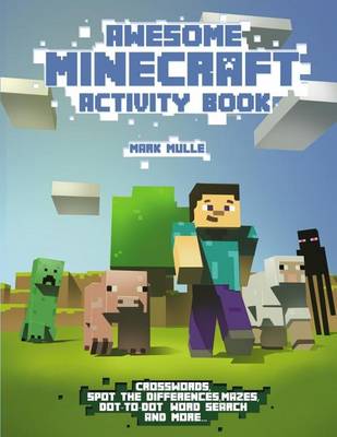 Book cover for Awesome Minecraft Activity Book