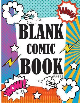 Book cover for Blank Comic Book Pages