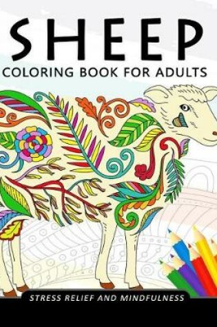 Cover of Sheep Coloring Book for Adults