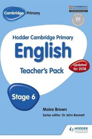 Cover of Hodder Cambridge Primary English: Teacher's Pack Stage 6