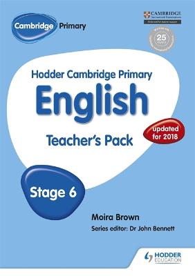 Book cover for Hodder Cambridge Primary English: Teacher's Pack Stage 6