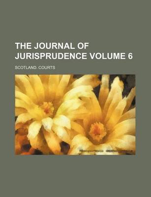 Book cover for The Journal of Jurisprudence Volume 6