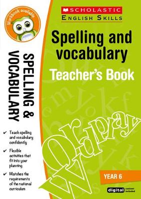 Book cover for Spelling and Vocabulary Teacher's Book (Year 6)