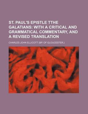 Book cover for St. Paul's Epistle Tthe Galatians