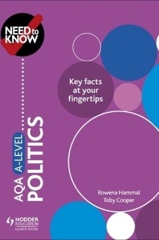 Cover of Need to Know: AQA A-level Politics