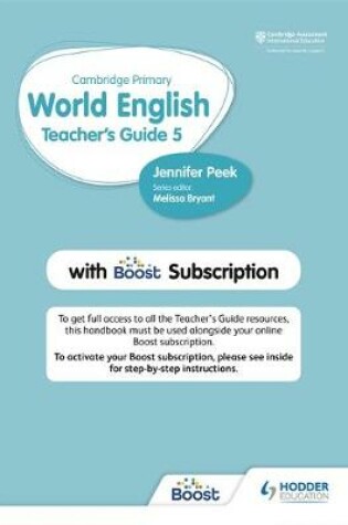 Cover of Cambridge Primary World English: Teacher's Guide 5 with Boost Subscription