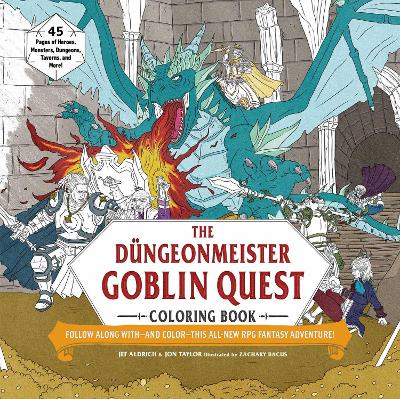 Book cover for The Düngeonmeister Goblin Quest Coloring Book